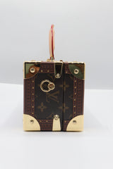 Louis Vuitton Monogram Trunk Bag | Vachetta Handle & Gold