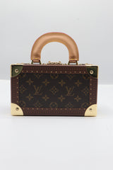 Louis Vuitton Monogram Trunk Bag | Vachetta Handle & Gold