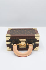 Louis Vuitton Monogram Trunk Bag | Vachetta Handle & Gold