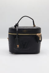Louis Vuitton Vanity PM Bag | Black Monogram Empreinte Leather