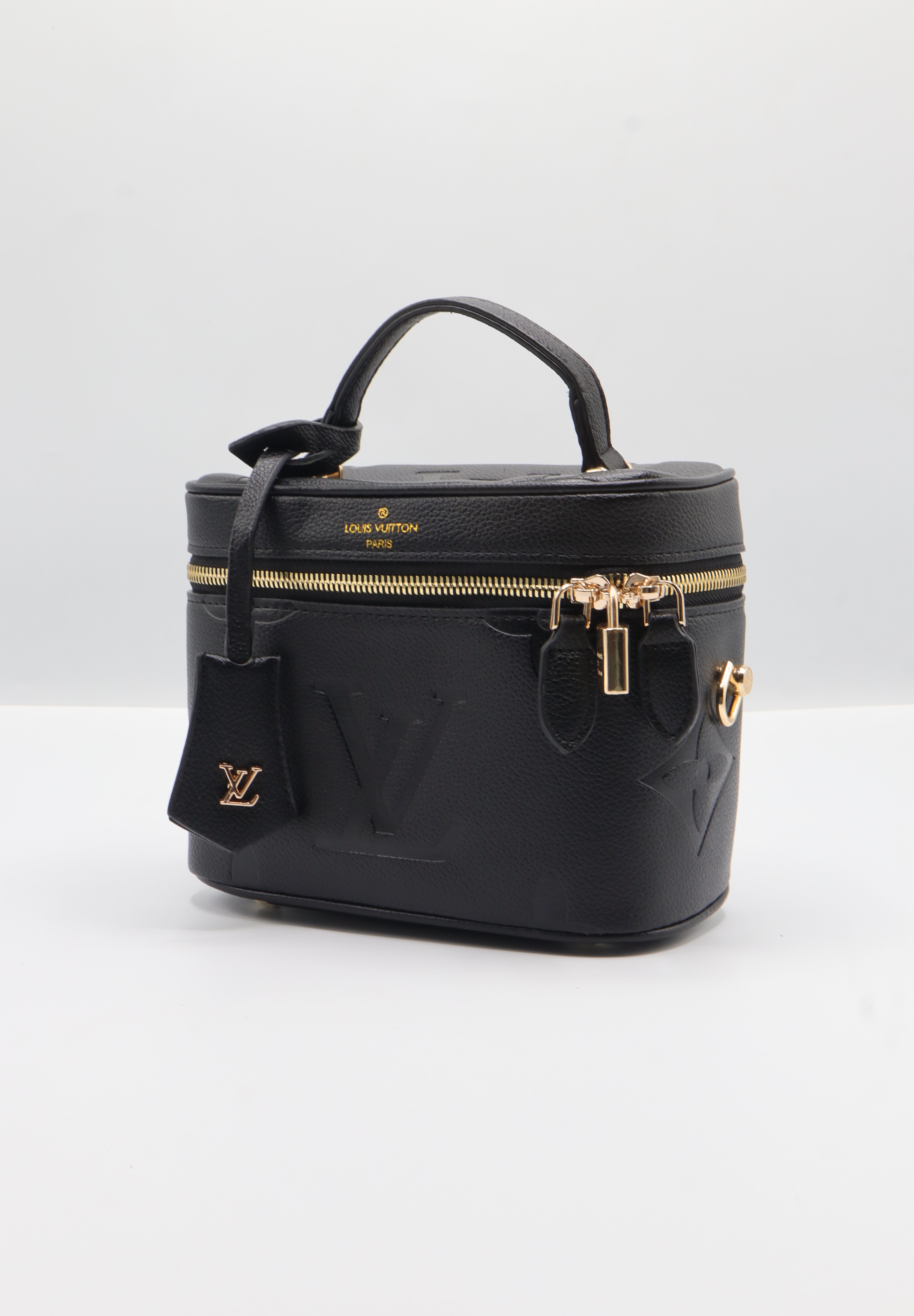 Louis Vuitton Vanity PM Bag | Black Monogram Empreinte Leather