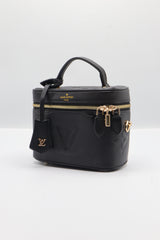 Louis Vuitton Vanity PM Bag | Black Monogram Empreinte Leather