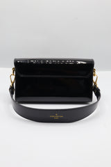 Louis Vuitton Twist Chain Wallet | Black Patent Leather