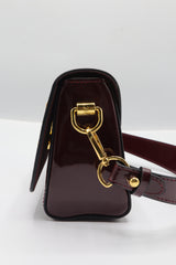 Louis Vuitton Twist Chain Wallet | Burgundy Patent Leather