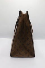 Louis Vuitton Onthego MM Tote | Giant Monogram Reverse Canvas