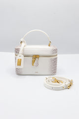 JW PEI Joy Vanity Bag | Himalaya Croc-Embossed Vegan Leather