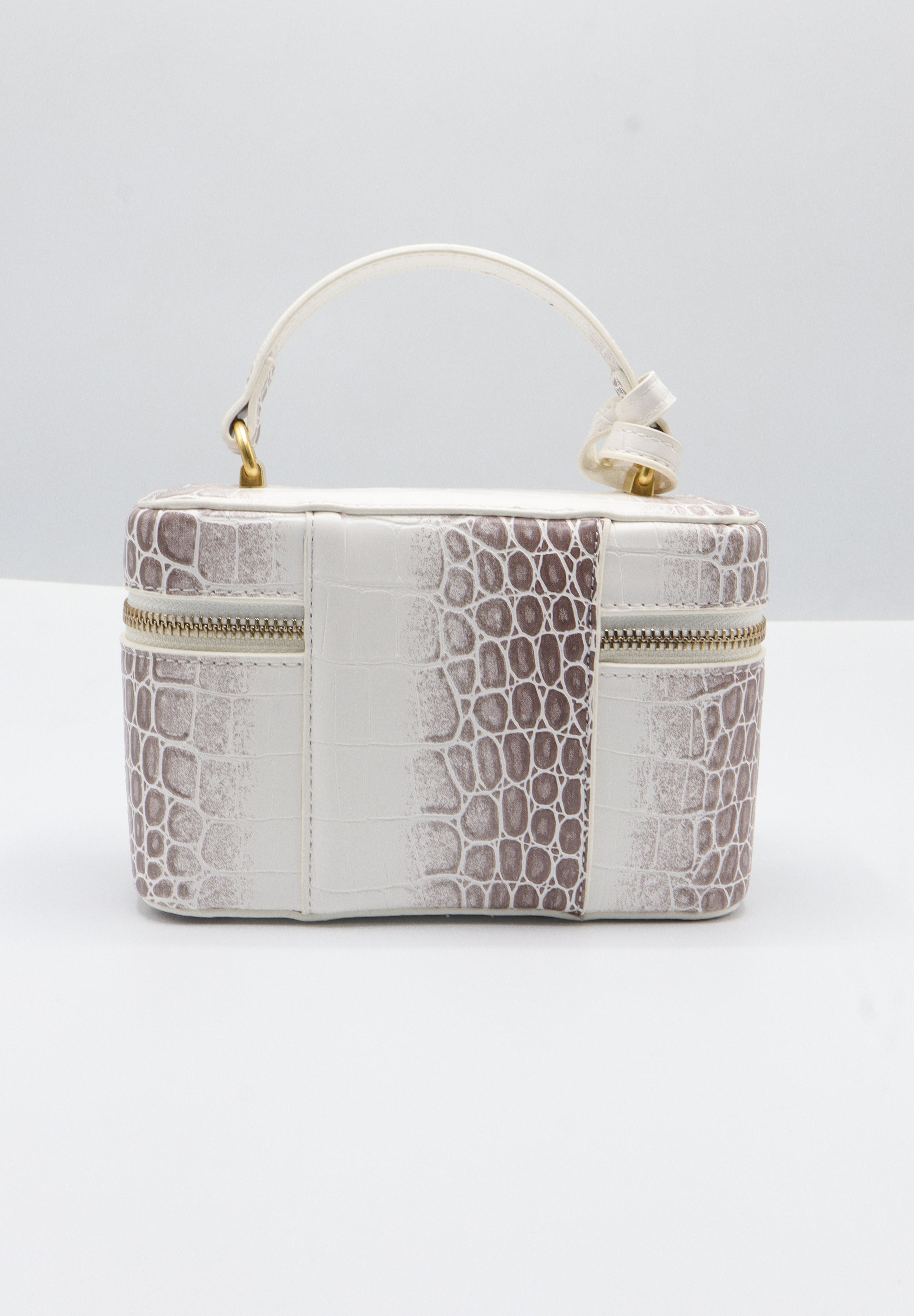 JW PEI Joy Vanity Bag | Himalaya Croc-Embossed Vegan Leather