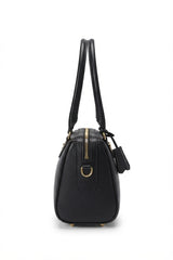 Gucci Horsebit 1955 Leather Mini Boston Bag | Black & Web Stripe