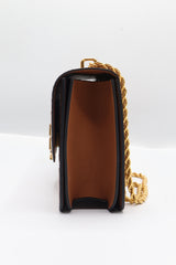 Tory Burch Eleanor Bag | Cognac Croc Leather & Gold Double T