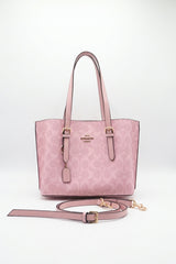 Coach Mollie Tote 25 in Signature Canvas | Powder Pink
