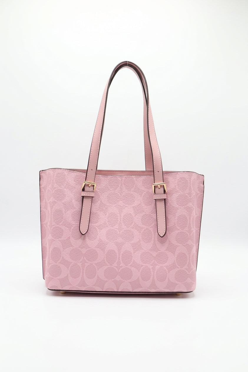 Coach Mollie Tote 25 in Signature Canvas | Powder Pink