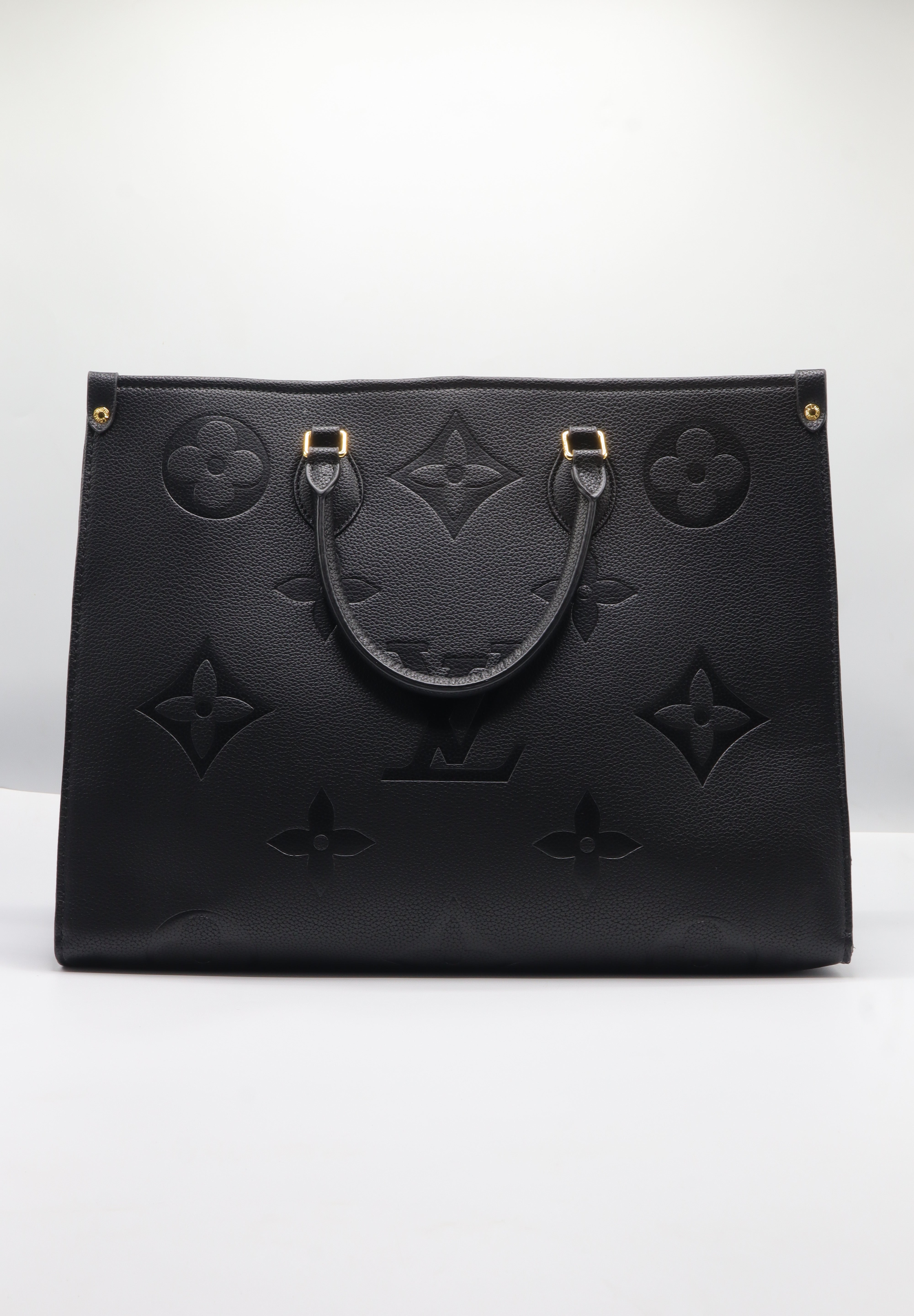 Louis Vuitton Onthego MM Tote | Black Monogram Empreinte