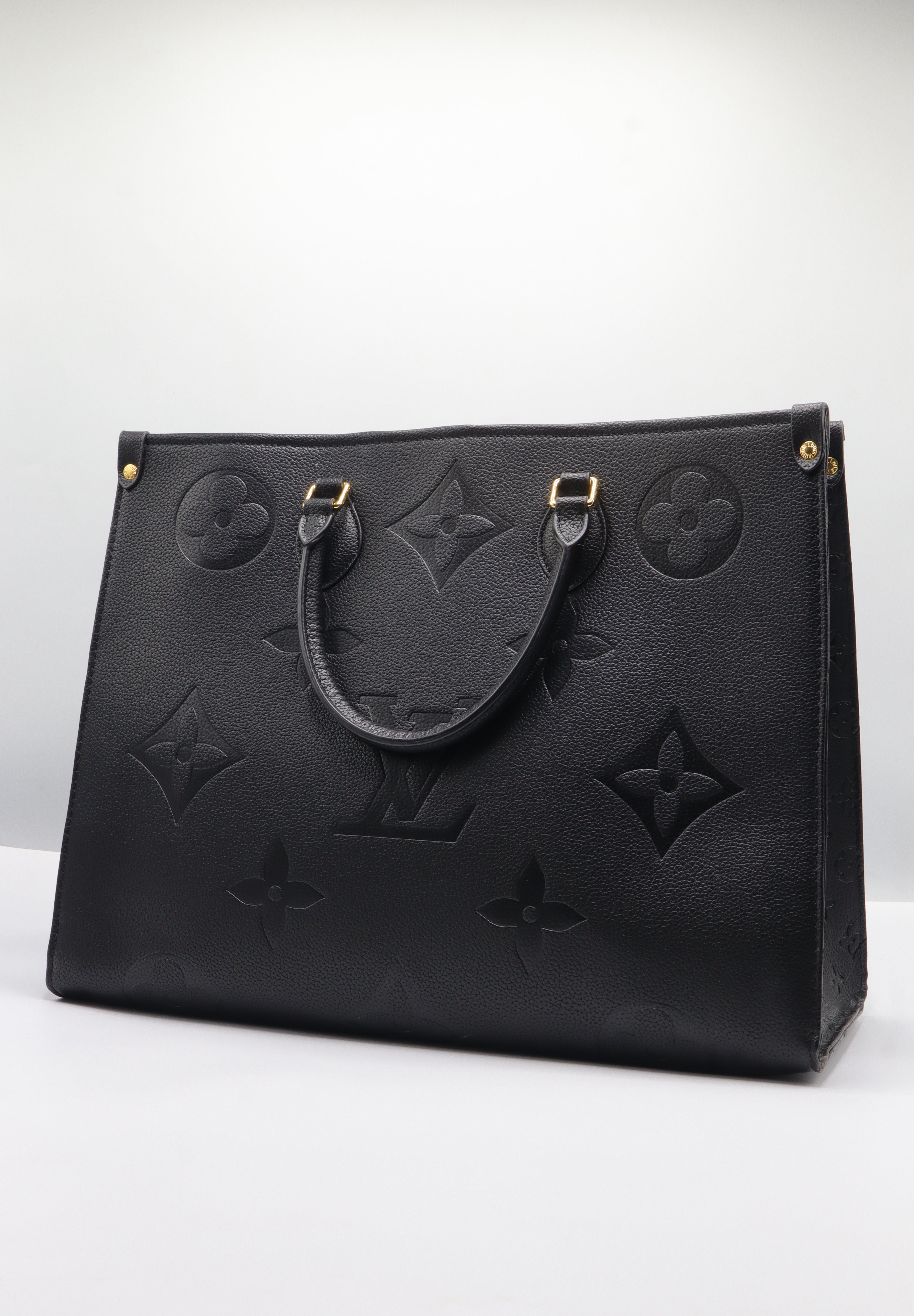 Louis Vuitton Onthego MM Tote | Black Monogram Empreinte