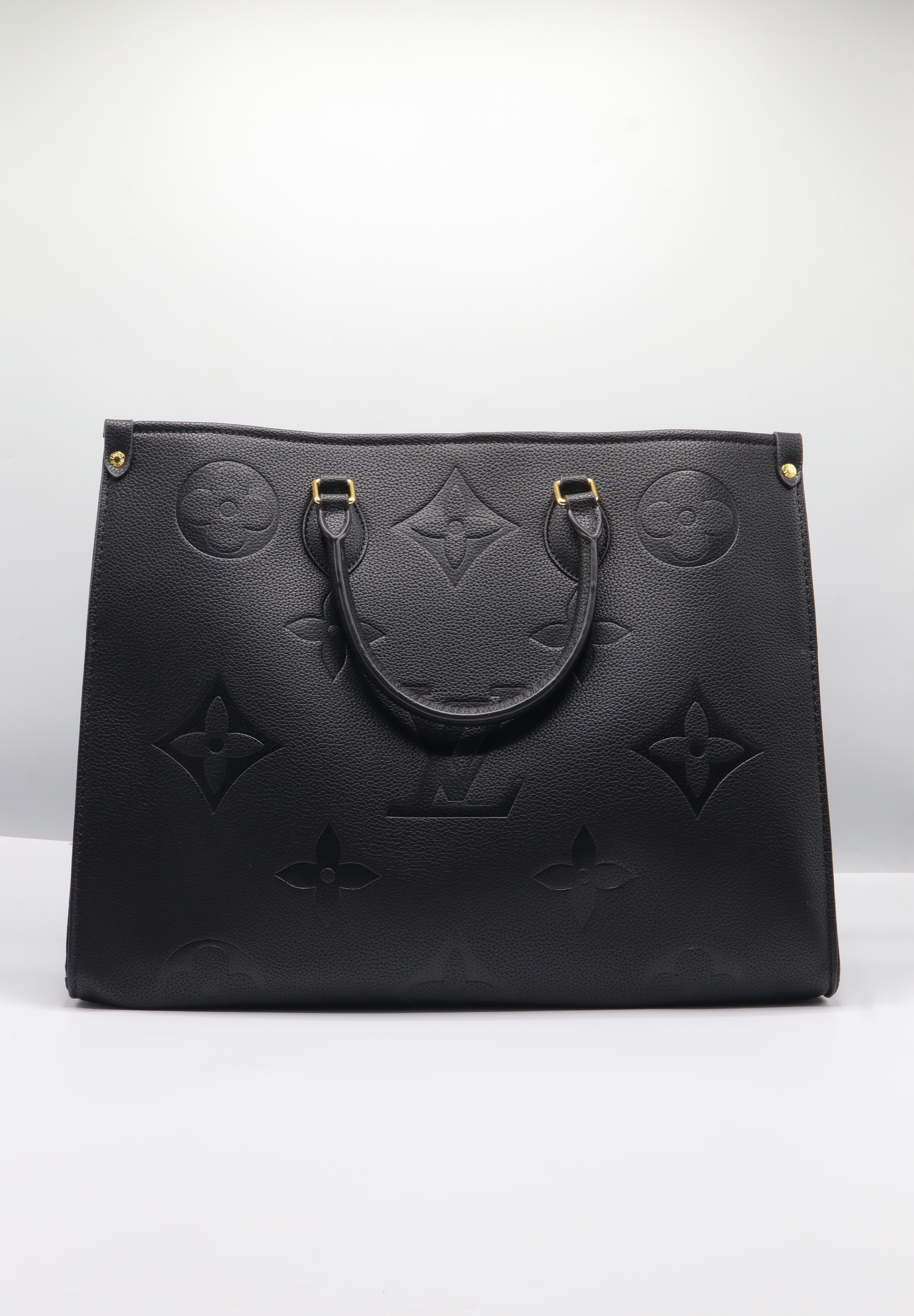 Louis Vuitton Onthego MM Tote | Black Monogram Empreinte