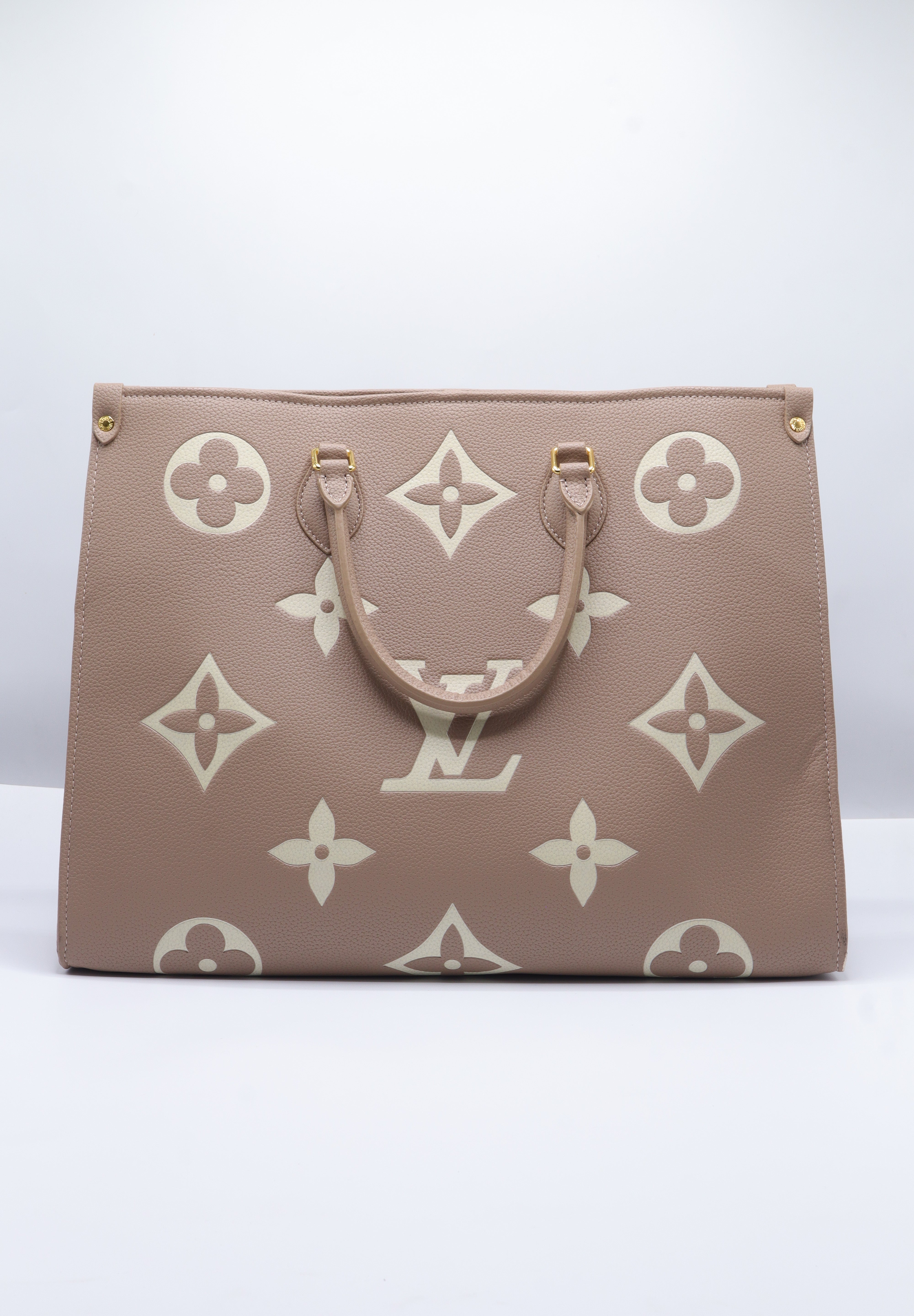 Louis Vuitton Onthego MM Tote | Rose Mauve Bicolor Empreinte