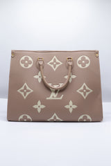 Louis Vuitton Onthego MM Tote | Rose Mauve Bicolor Empreinte