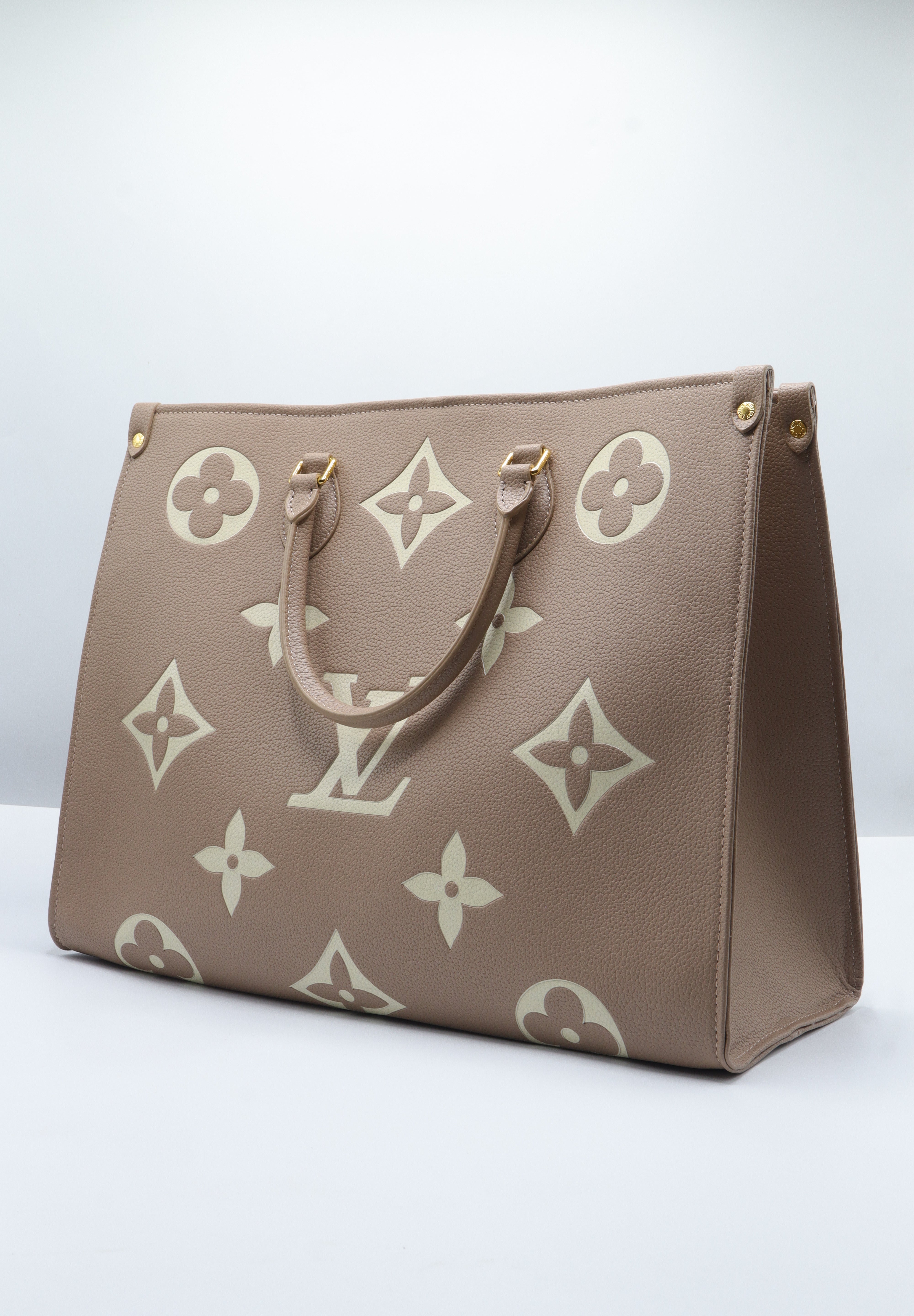 Louis Vuitton Onthego MM Tote | Rose Mauve Bicolor Empreinte