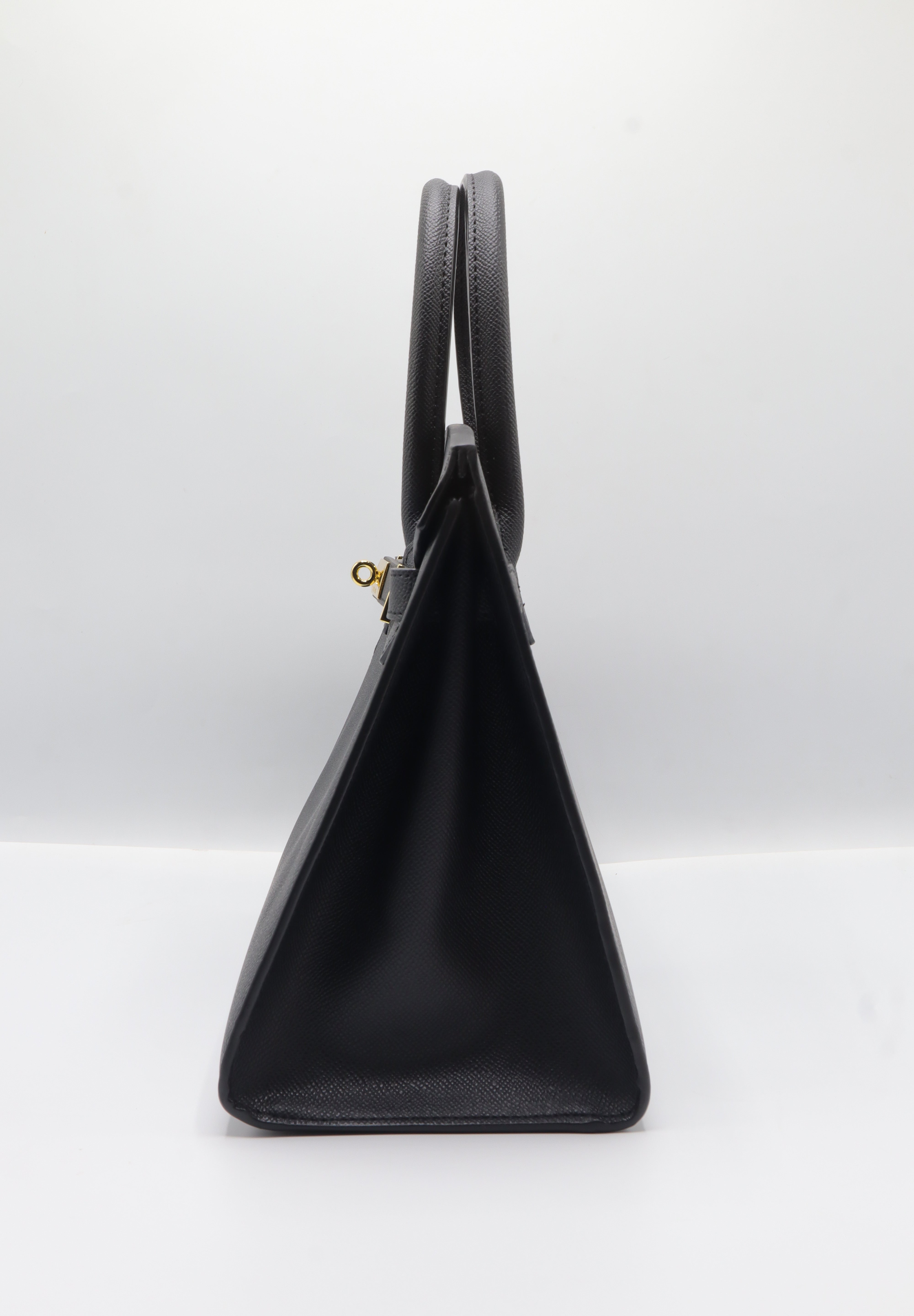 Hermès Birkin 25 Bag & Pouch Set | Black Epsom Leather & Gold