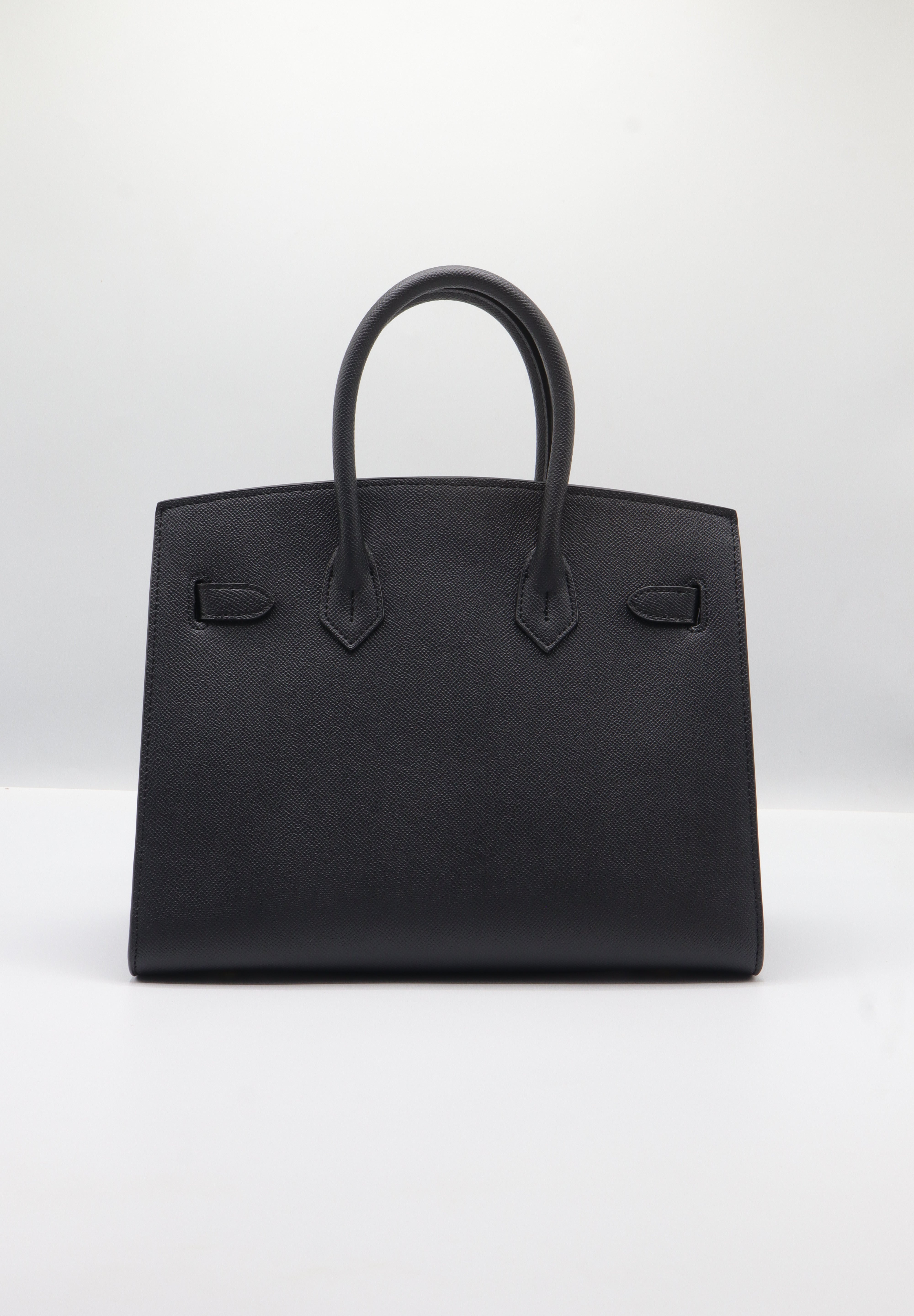 Hermès Birkin 25 Bag & Pouch Set | Black Epsom Leather & Gold