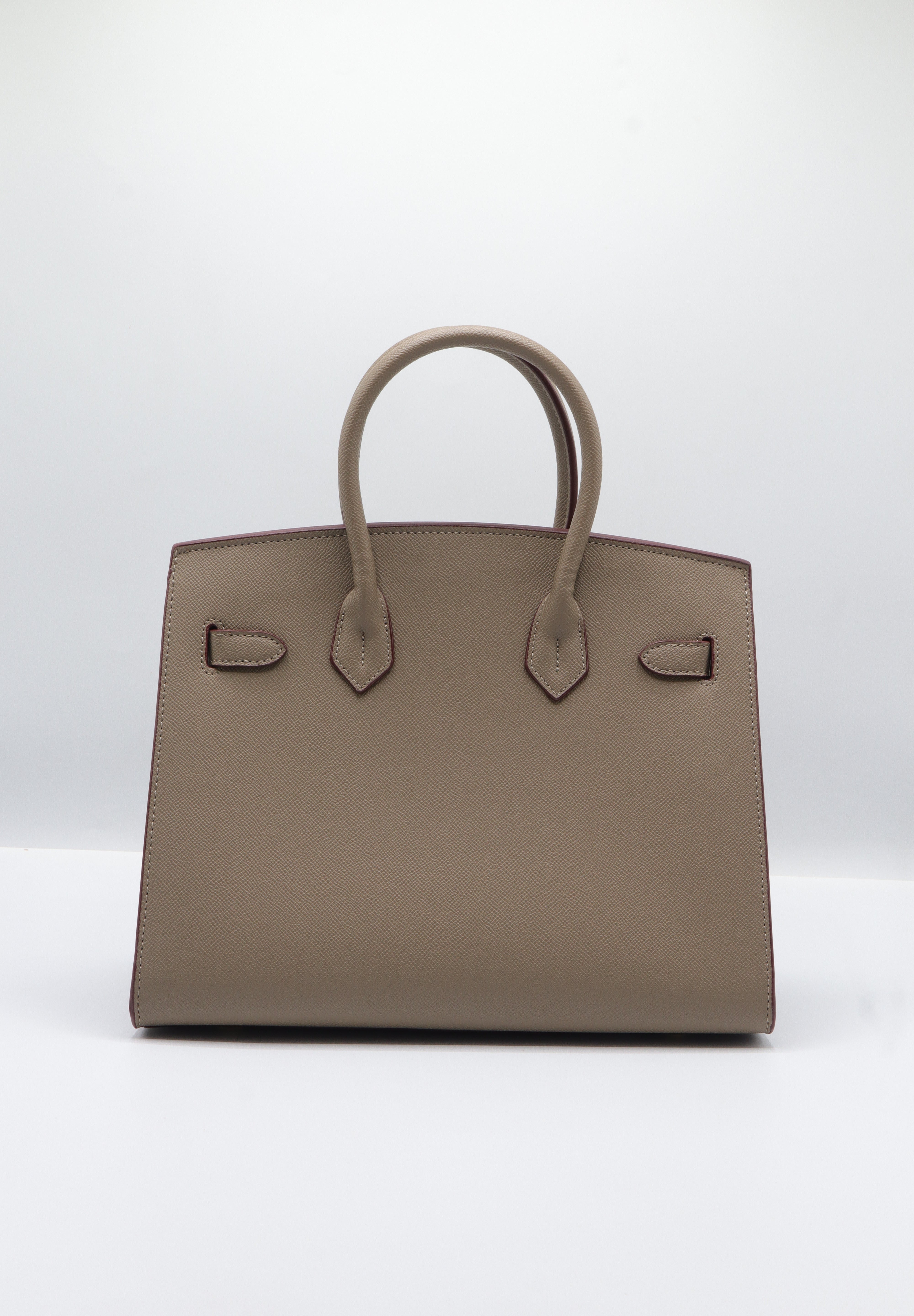 Hermès Birkin 25 Bag & Pouch Set | Étoupe Epsom Leather & Gold