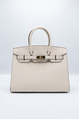 Hermès Birkin 25 Bag & Pouch Set | Craie White Epsom Leather & Gold