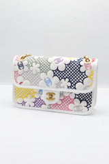 Chanel Classic Flap Bag | Multicolor Floral & CC Print
