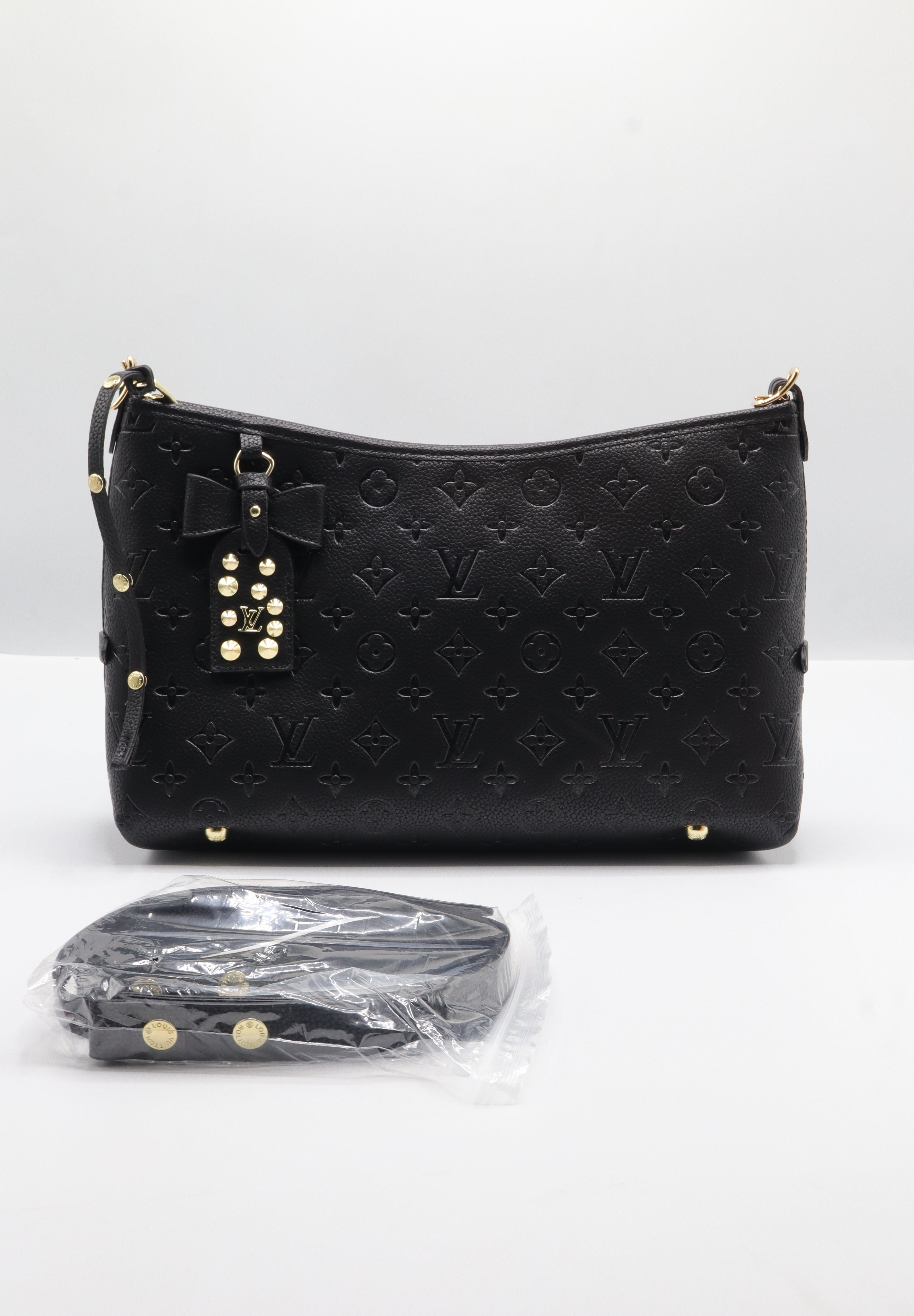 Louis Vuitton Hobo Bag | Black Monogram Empreinte Leather