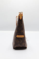 Louis Vuitton Hobo Bag | Monogram Canvas & Vachetta Bow Charm