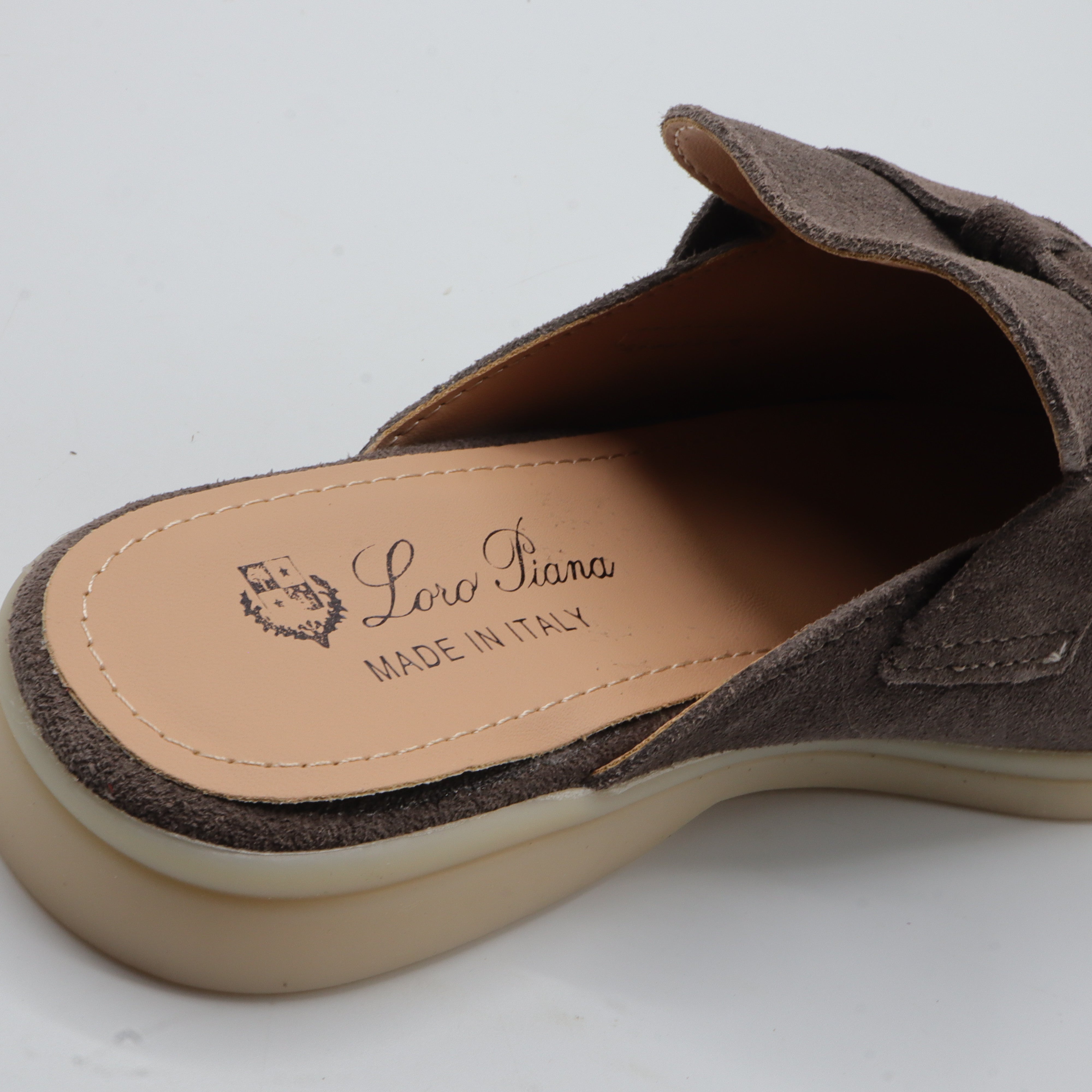 Suede Charm Moccasin Flat Mules – Women's Dark Brown Slip-On Loafers
