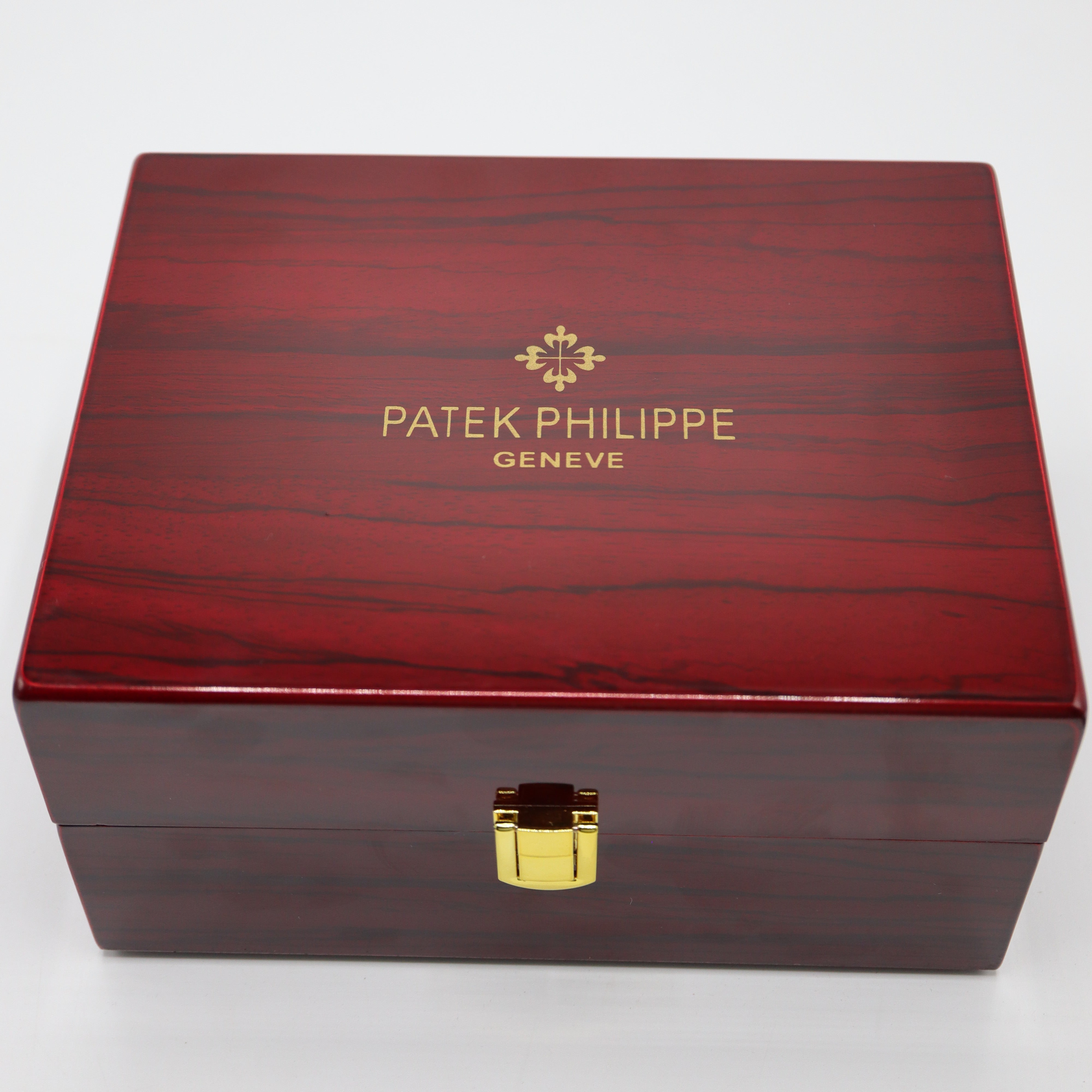 Patek Philippe Style Nautilus Watch – Men's Steel & White Striped Dial Watch