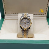 Rolex Style Datejust Two-Tone Jubilee Watch – Men's Gold & Steel Motif Dial Watch