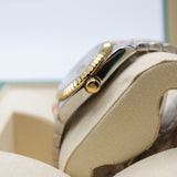 Rolex Style Datejust Two-Tone Jubilee Watch – Men's Gold & Steel Motif Dial Watch