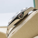 Rolex Style Datejust Jubilee Watch – Men's Steel & Green Sunburst Dial Watch