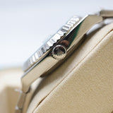 Rolex Style Land-Dweller Jubilee Watch – Men's Steel & Ice Blue Honeycomb Dial Watch