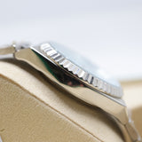 Rolex Style Land-Dweller Jubilee Watch – Men's Steel & Ice Blue Honeycomb Dial Watch