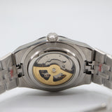 Rolex Style Land-Dweller Jubilee Watch – Men's Steel & Ice Blue Honeycomb Dial Watch