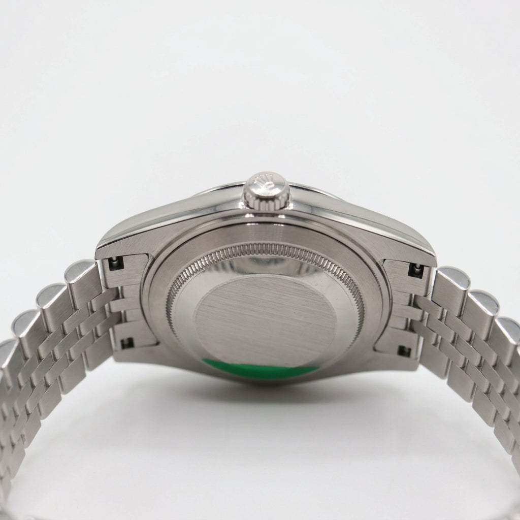Rolex Style Datejust Jubilee Watch – Men's Steel & Blue Sunburst Dial Watch