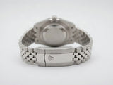 Rolex Style Datejust Jubilee Watch – Men's Steel & Blue Sunburst Dial Watch