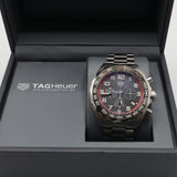 TAG Heuer Formula 1 Indy 500 Chronograph Watch – Men's Black Stainless Steel Sports Watch