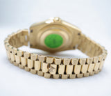 Rolex Style President Day-Date Watch – Men's 18k Gold Orange Ombré Diamond Dial Watch