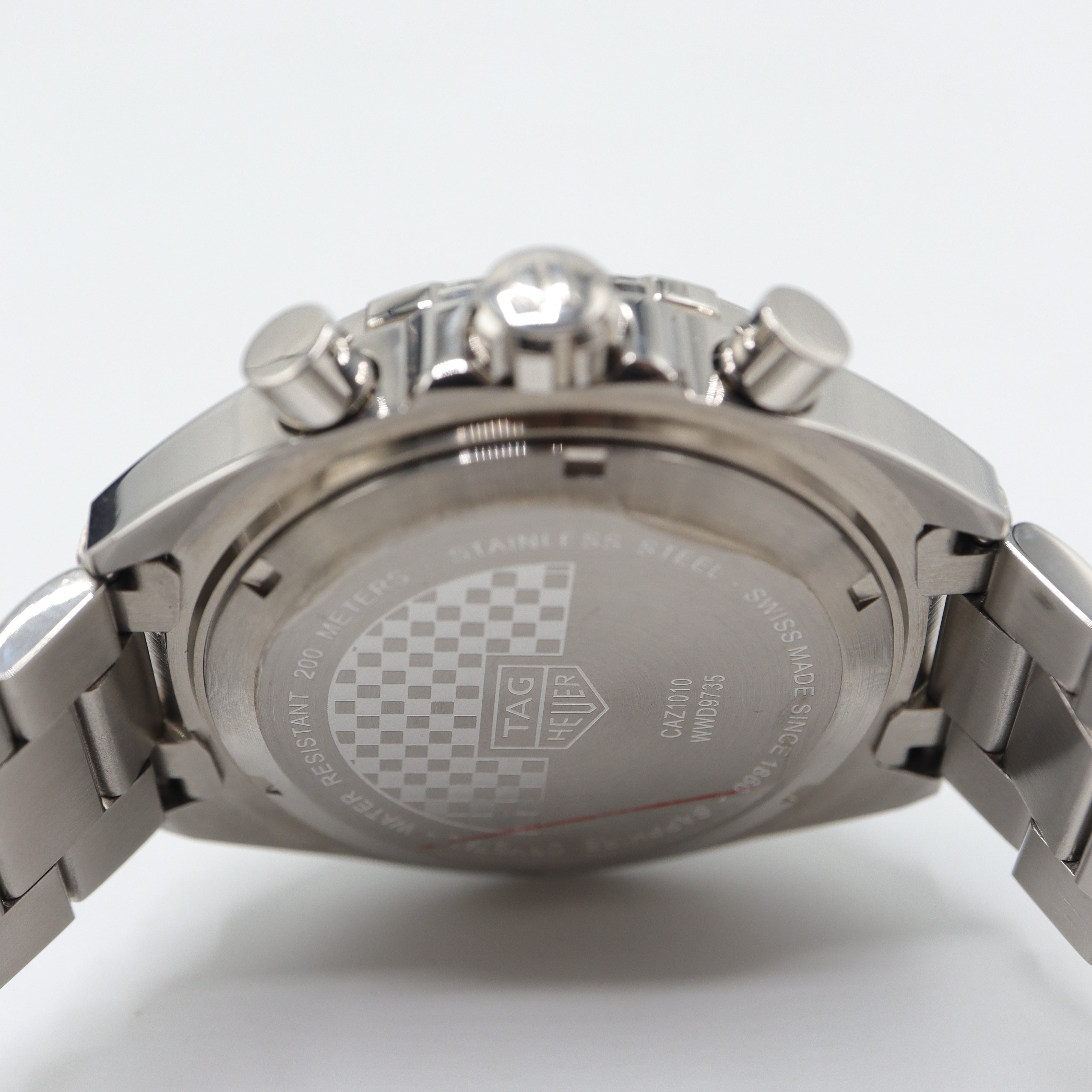 TAG Heuer Formula 1 Chronograph Watch – Men's Steel & Carbon-Check Dial Tachymeter
