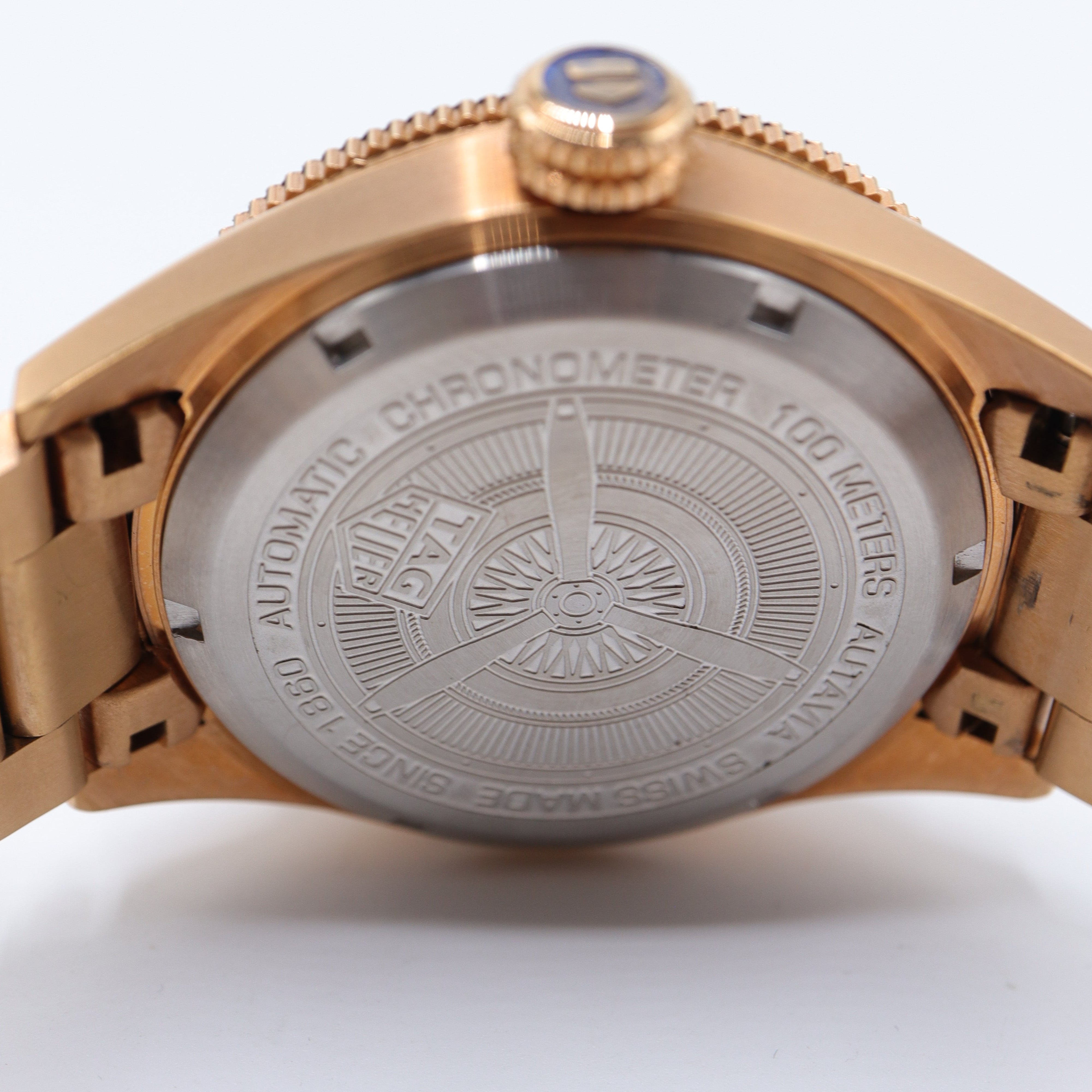 TAG Heuer Autavia Watch – Men's Rose Gold-Tone & Black Dial Sport Watch