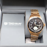 TAG Heuer Autavia Watch – Men's Rose Gold-Tone & Black Dial Sport Watch