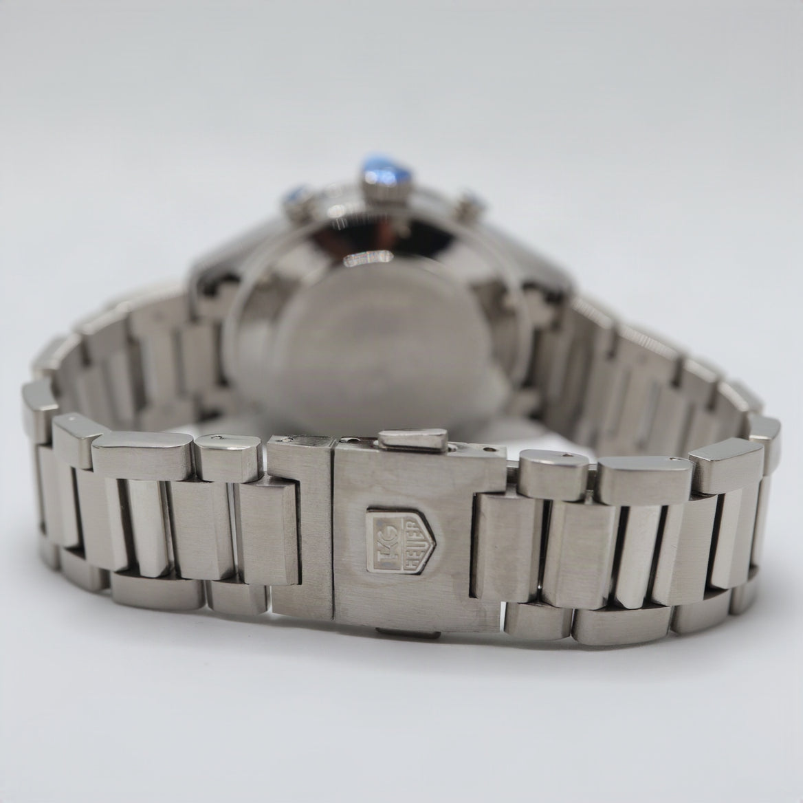 TAG Heuer Carrera Chronograph Watch – Men's Steel & Grey Sunburst Dial Watch