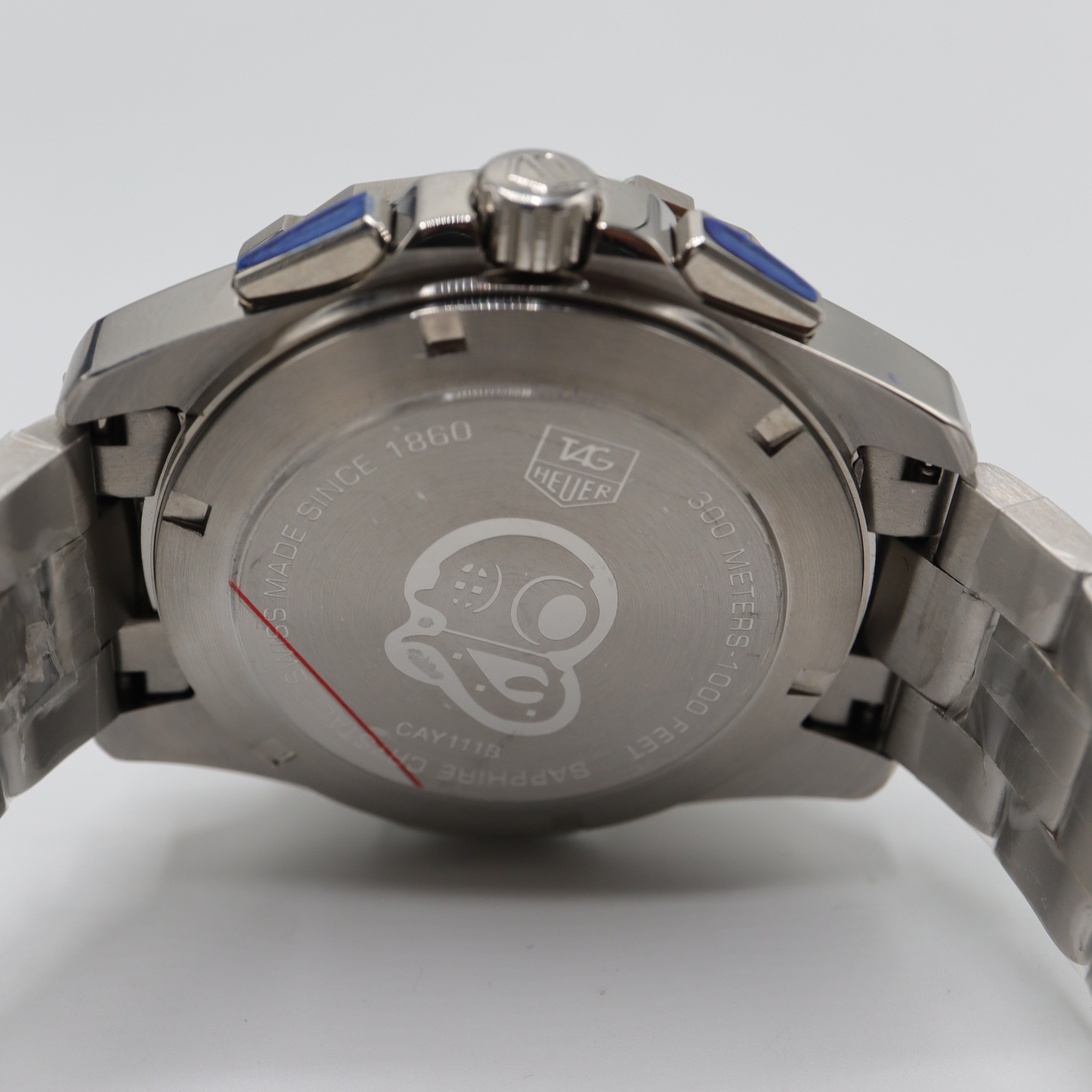 TAG Heuer Aquaracer Chronograph Watch – Men's Steel & Black Dial Dive Watch