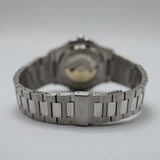 Patek Philippe Style Nautilus Watch – Men's Steel & White Striped Dial Watch