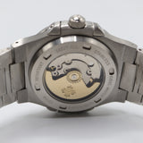 Patek Philippe Style Nautilus Gem-Set Watch – Men's Steel & Blue Sapphire Bezel Watch