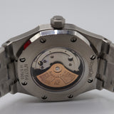 Audemars Piguet Style Royal Oak Watch – Men's Steel & Ice Blue Tapisserie Dial Watch