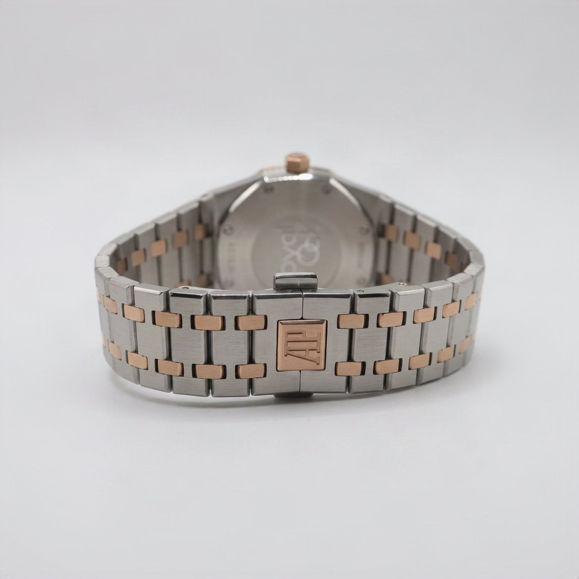 Audemars Piguet Style Royal Oak Two-Tone Watch – Men's Steel, Rose Gold & White Dial Watch