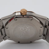 Audemars Piguet Style Royal Oak Two-Tone Watch – Men's Steel, Rose Gold & White Dial Watch